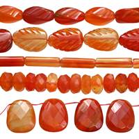 Agate Bead (Natural Color Red)